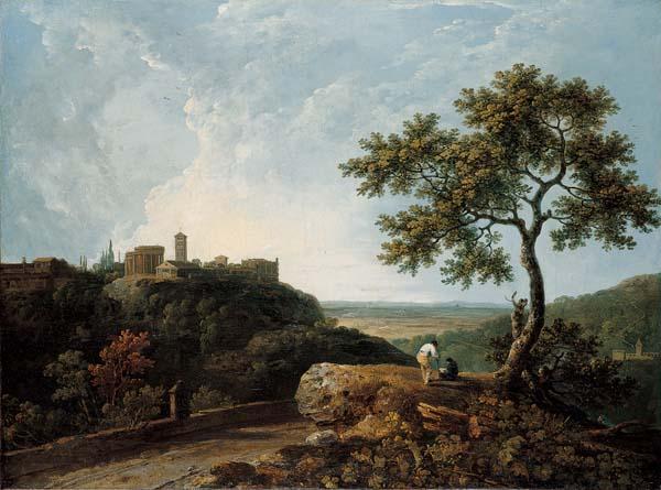 Richard Wilson The Temple of the Sybil and the Campagna, oil painting picture